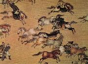 unknow artist Emperor Qianlong on the trip oil on canvas